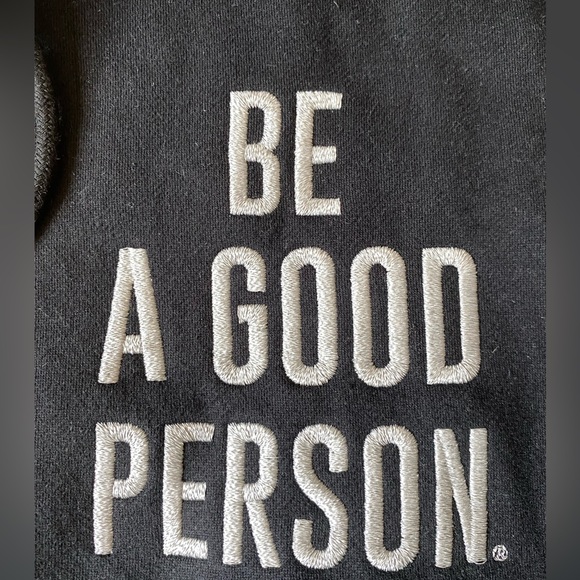 Be a good person black hoodie - Picture 2 of 5